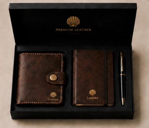 Full-grain leather grain and texture